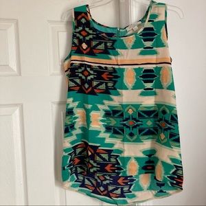 Olive & Oak Sleeveless Blouse